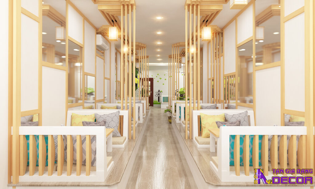 Thiết kế và thi công chuỗi trà sữa.