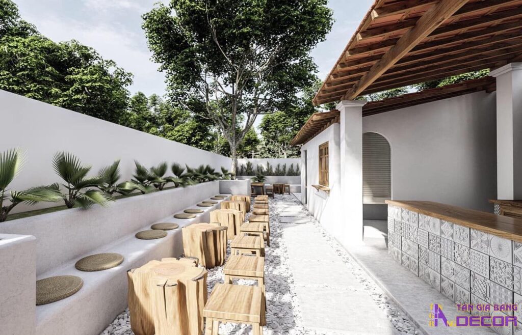 Thiết kế quán cafe.