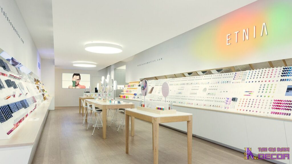 Thiết kế store mỹ phẩm tại Nha Trang.