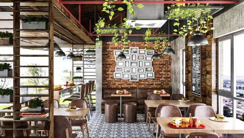 Thiết kế quán cafe.
