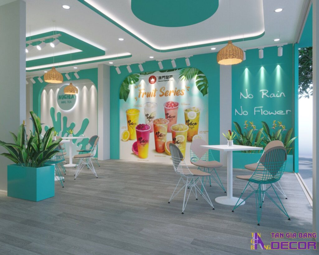 Thiết kế quán trà sữa Micha Milk Tea tại Biên Hòa 3 Thiết kế quán trà sữa tại Biên Hòa