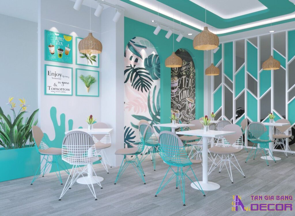 Thiết kế quán trà sữa Micha Milk Tea tại Biên Hòa 2 Thiết kế quán trà sữa tại Biên Hòa
