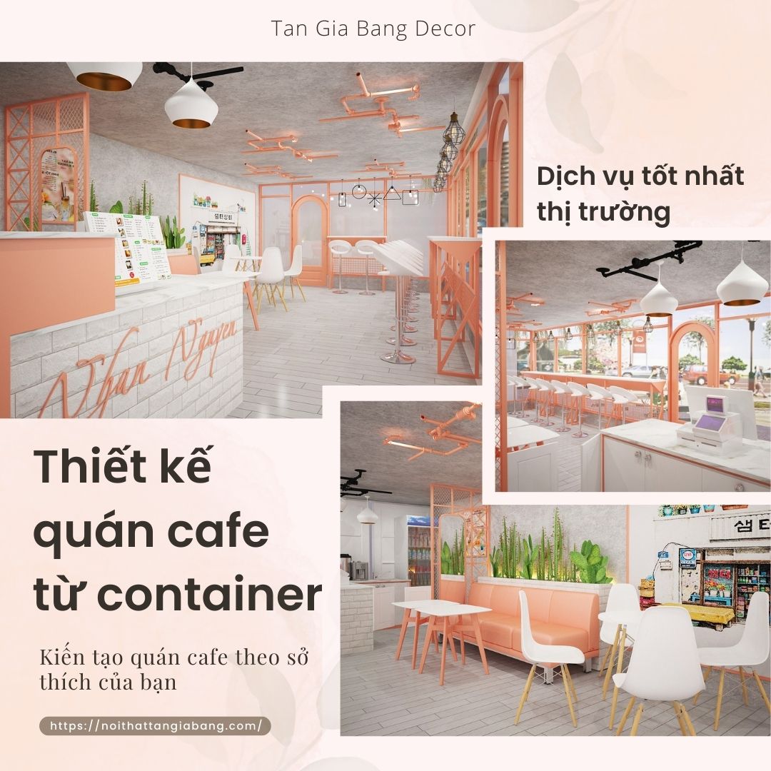Thiết kế quán cafe từ container