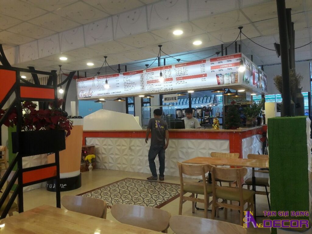 Thi công quán trà sữa Tsuicha ở Đồng Nai 1 Thi công quán trà sữa.