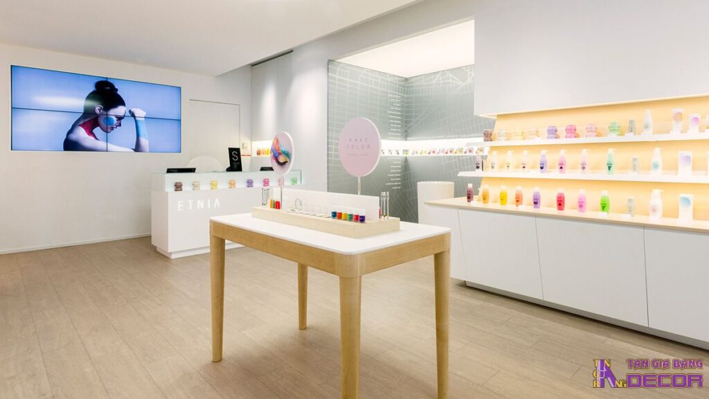 Thiết kế store mỹ phẩm tại Nha Trang.