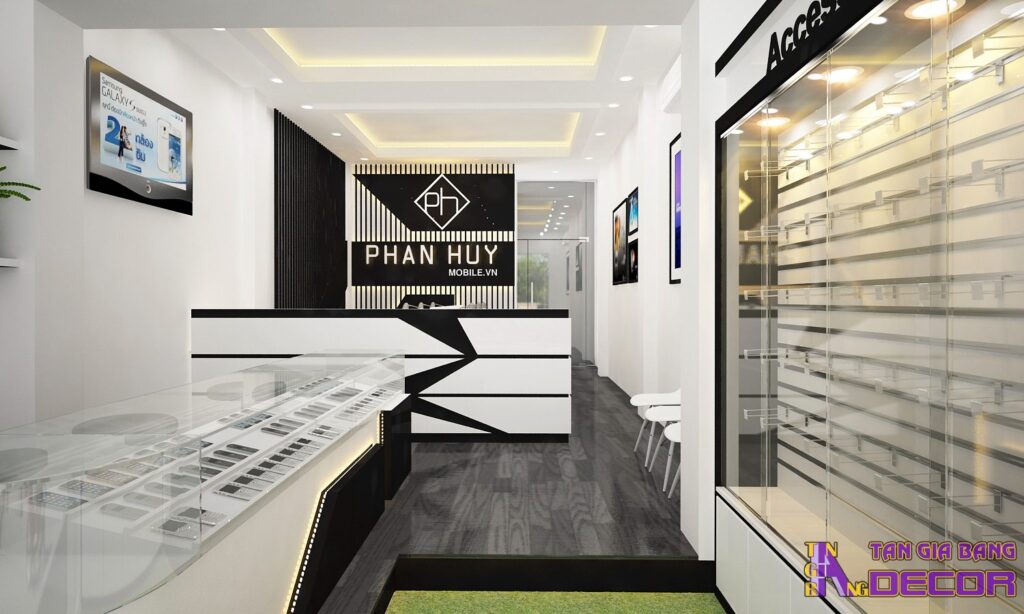Thiết kế shop điện thoại tại Bình Dương