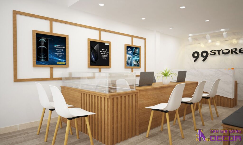 Thiết kế store điện thoại.