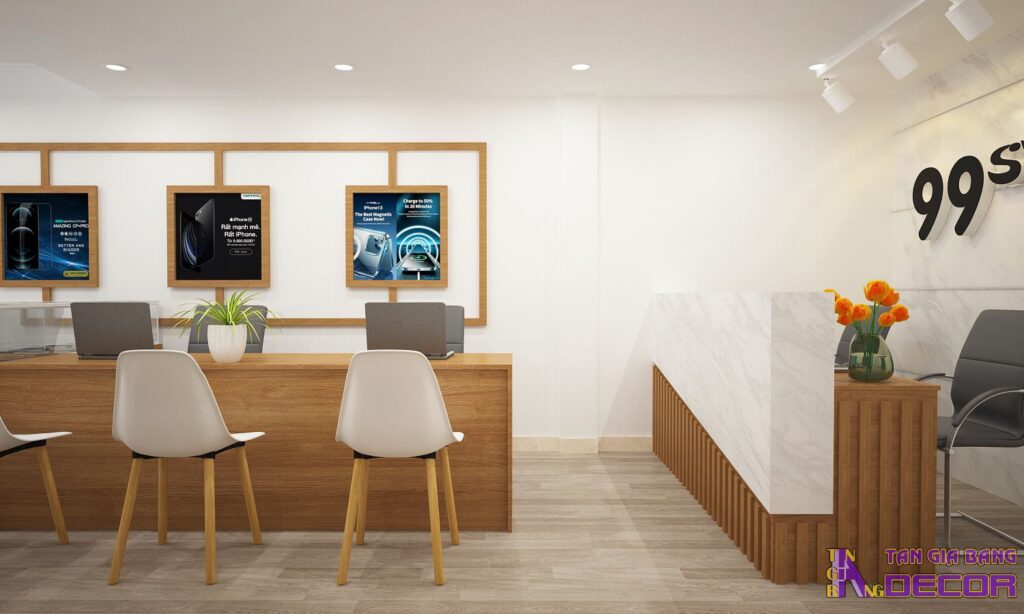 Thiết kế store điện thoại.