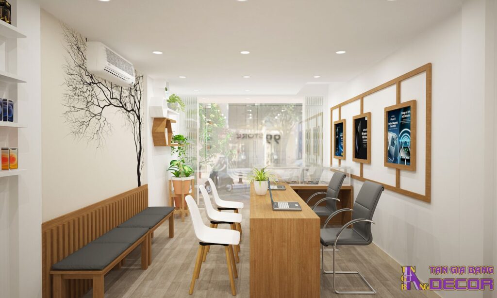 Thiết kế store điện thoại.