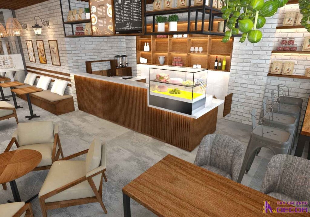 Thiết kế quán cafe văn phòng