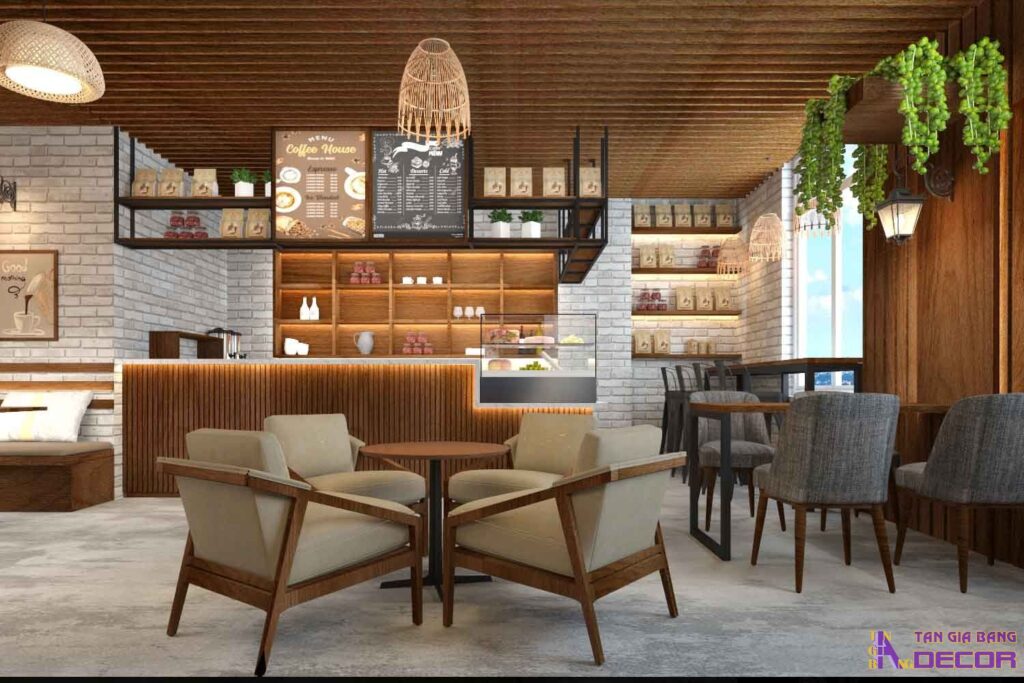 Thiết kế quán cafe văn phòng