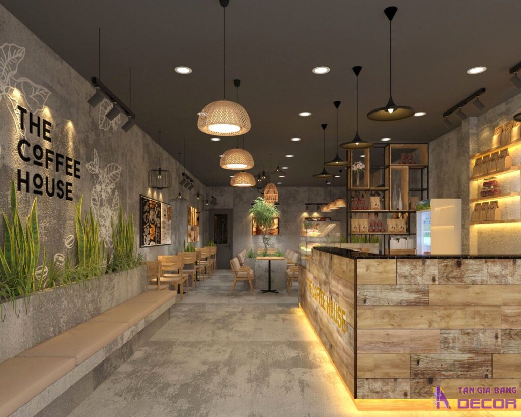 Thiết kế quán cafe The Coffee House tại Quận 3 1 Thiết kế quán The Coffee House
