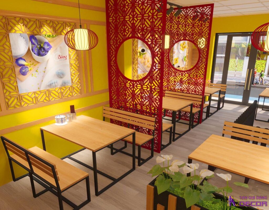 Thiết kế quán dimsum.