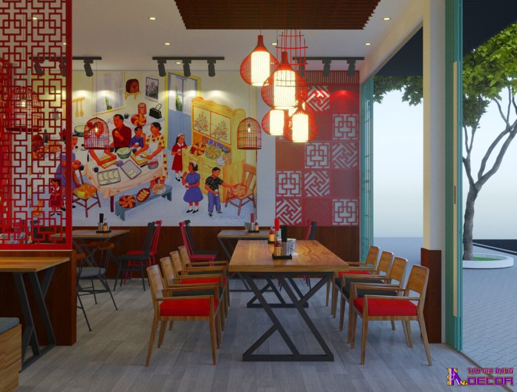 Thiết kế tiệm dimsum.