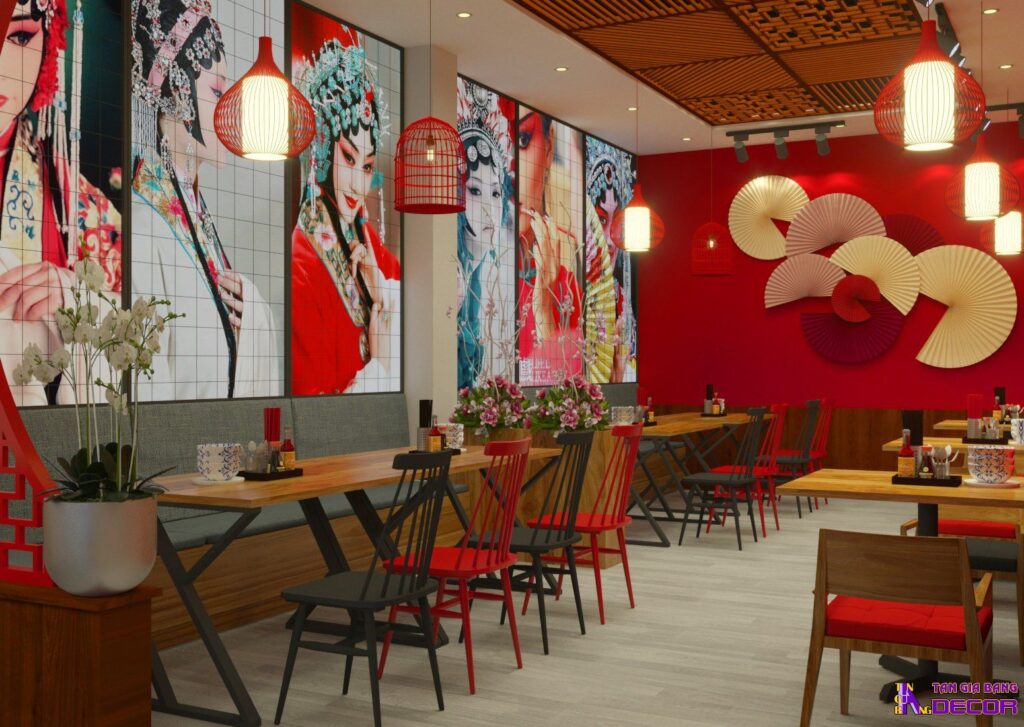 Thiết kế nhà hàng dimsum.