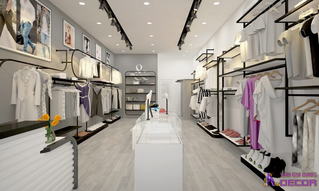 Thiết kế shop quần áo tại Vũng Tàu.