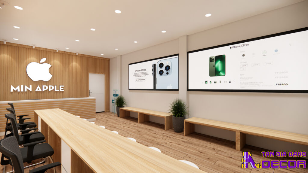Thiết kế shop điện thoại tại Biên Hòa.