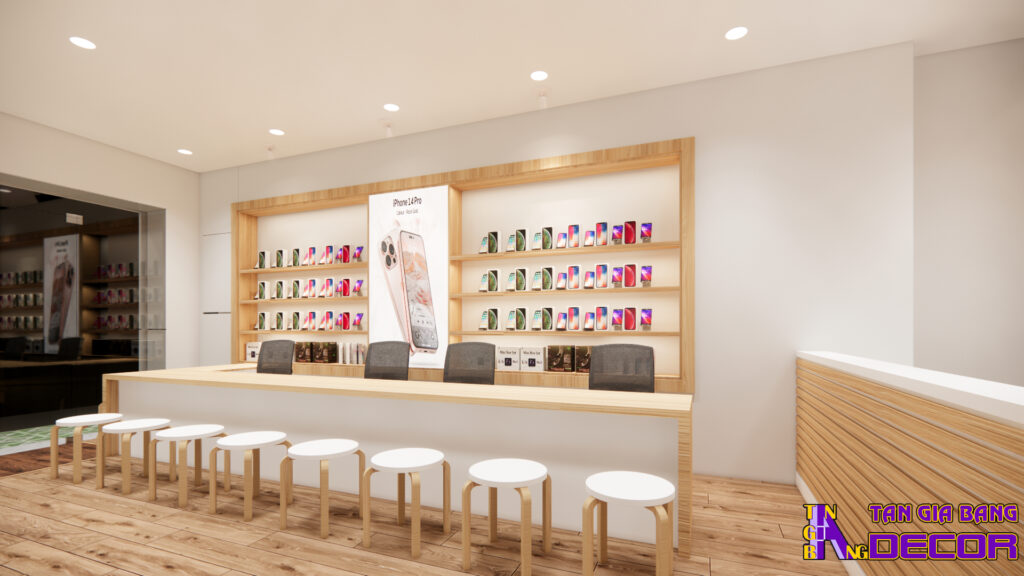 Thiết kế shop điện thoại tại Biên Hòa.