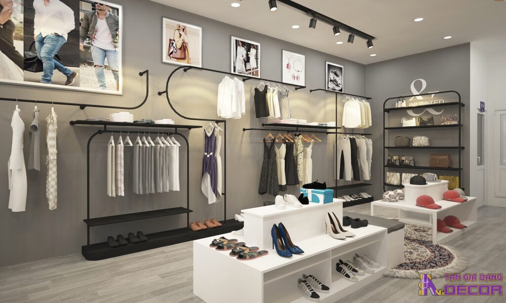 Thiết kế shop quần áo tại Vũng Tàu.
