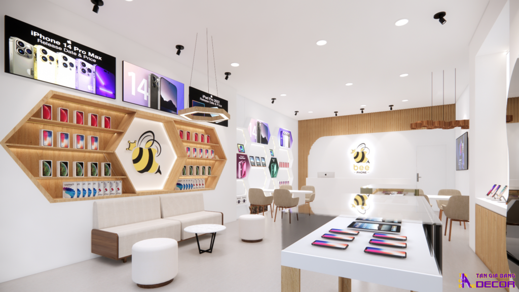 Thiết kế shop điện thoại tại Bình Phước