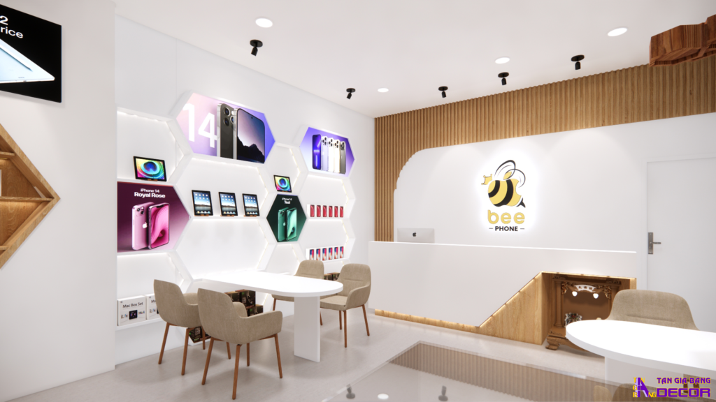Thiết kế shop điện thoại tại Bình Phước