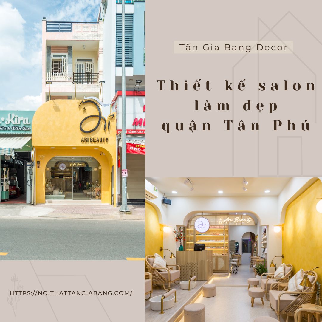 Thiết kế salon tại quận Tân Phú