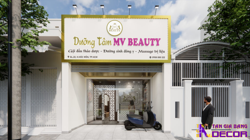 Thiết kế tiệm spa tại Hóc Môn