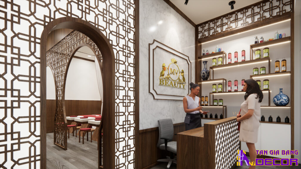 Thiết kế tiệm spa tại Hóc Môn