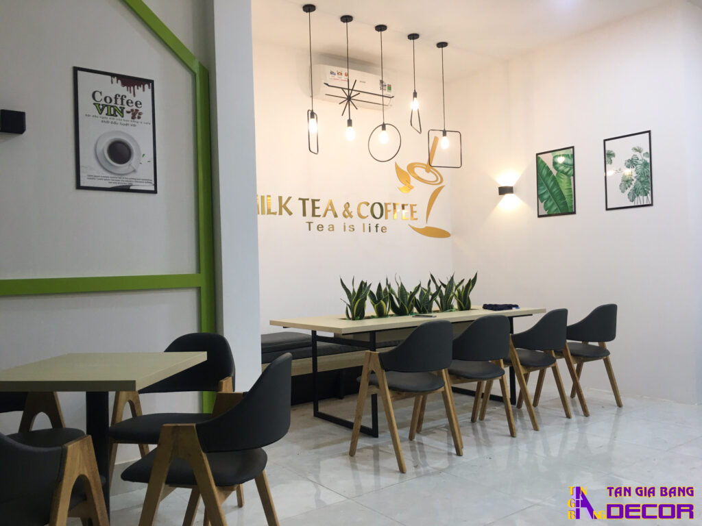 Thiết kế và Thi công Quán Trà sữa Vinmilk Tea & Coffee – Cần Thơ 6 Thi công quán trà sữa Cần Thơ