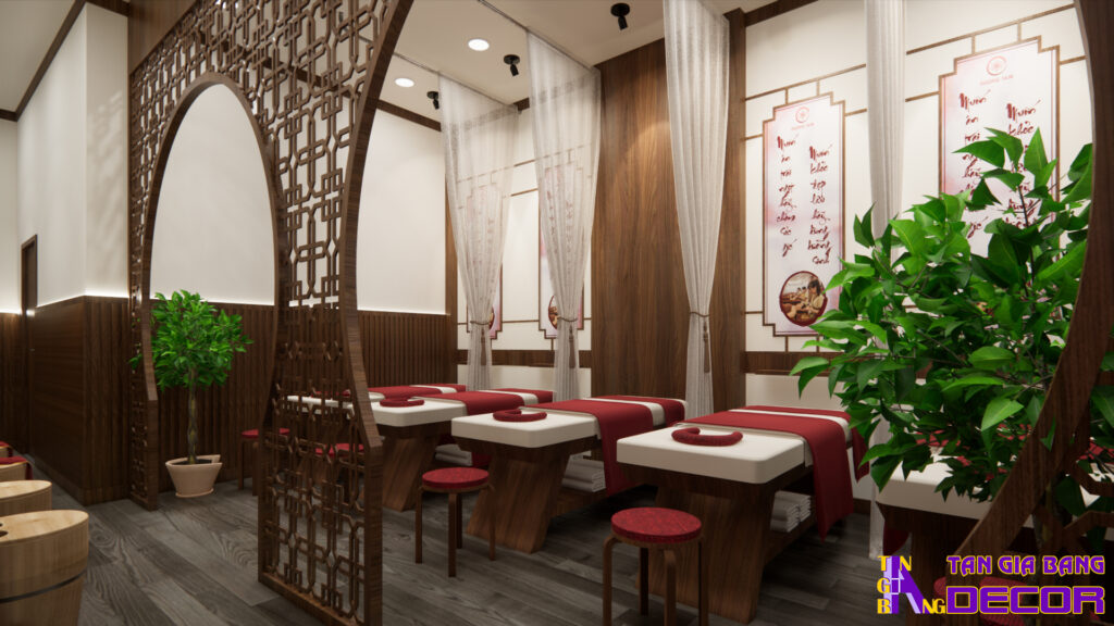 Thiết kế tiệm spa tại Hóc Môn