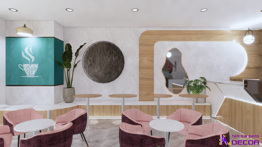 Thiết kế tiệm cafe tại quận 7