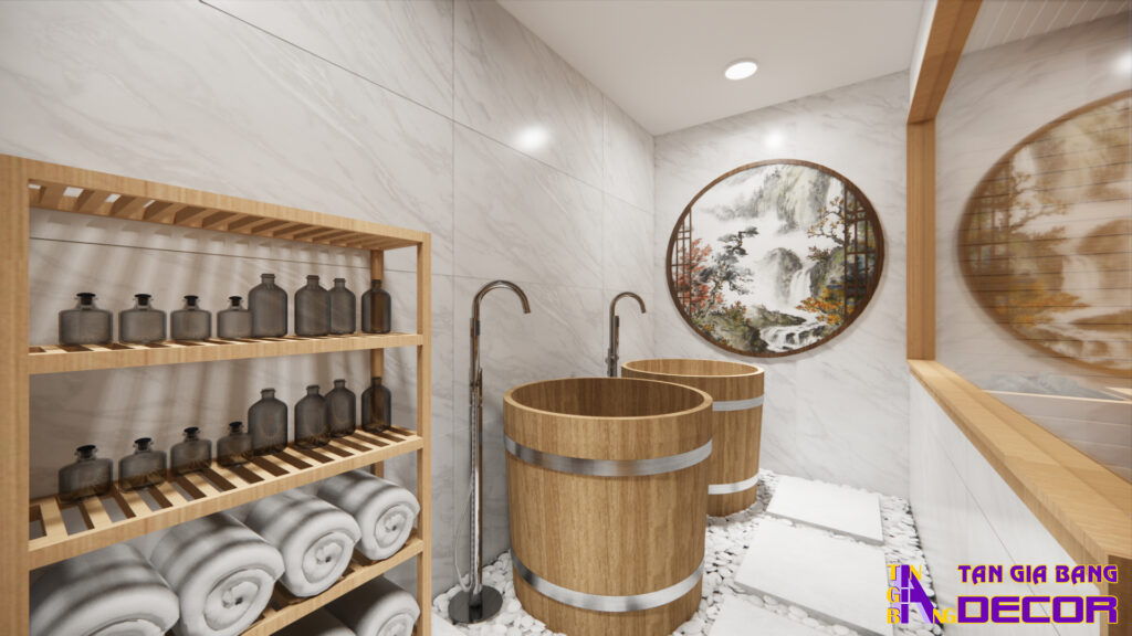 Thiết kế tiệm spa Hóc Môn