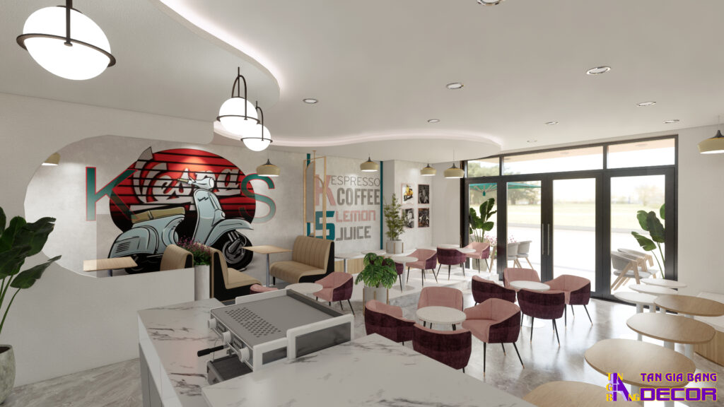 Thiết kế quán cafe ở quận 7