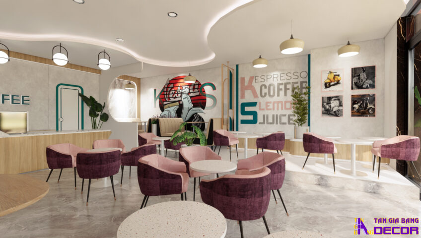 Thiết kế quán cafe ở quận 7