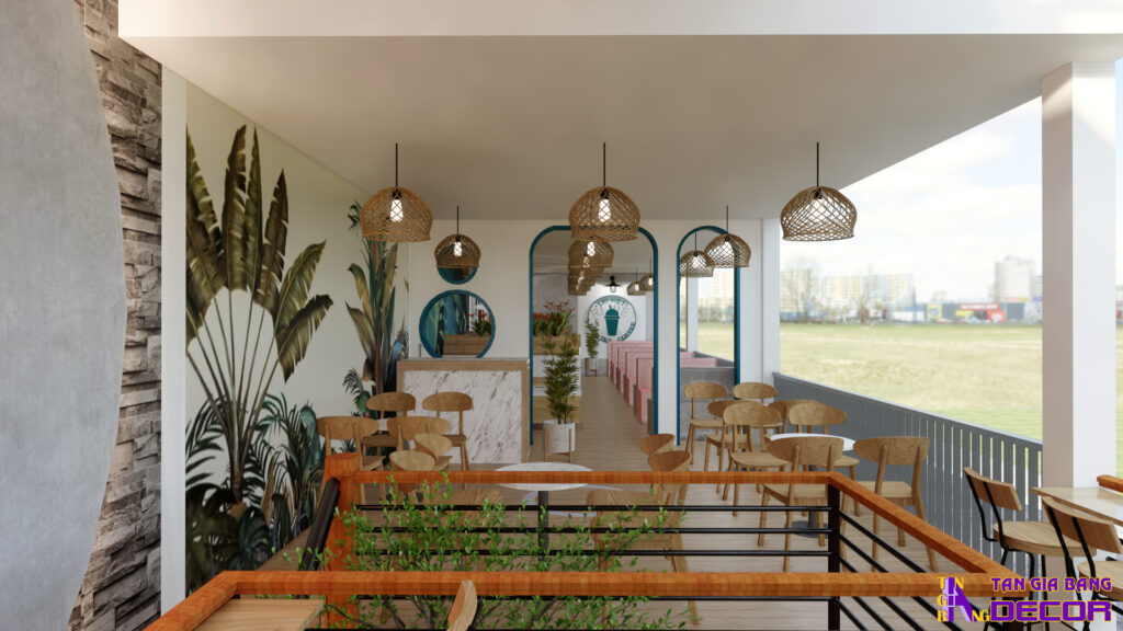 Thiết kế tiệm cafe ở Đồng Tháp
