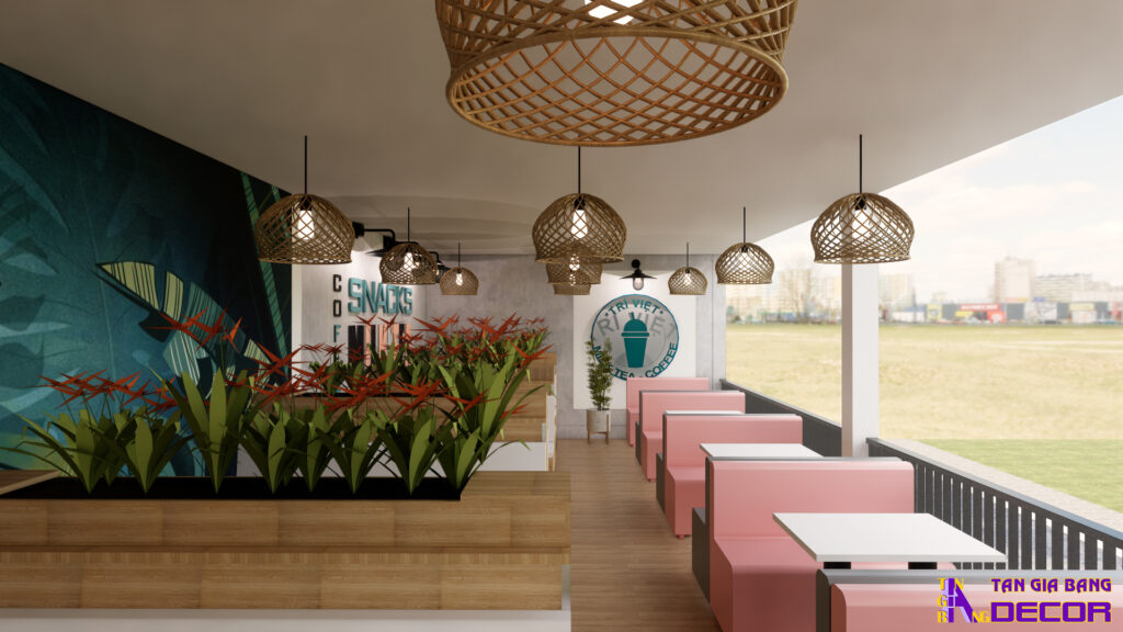 Thiết kế tiệm cafe ở Đồng Tháp