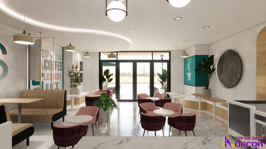 Thiết kế tiệm cafe tại quận 7