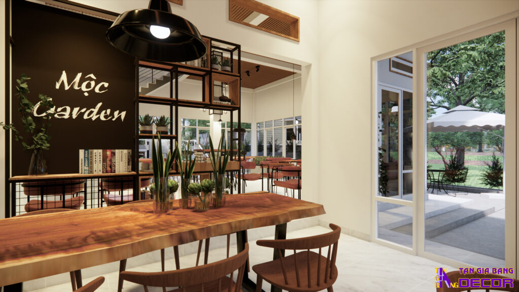 Thiết kế tiệm cà phê Lâm Hà