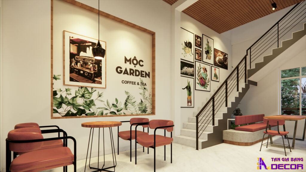 Thiết kế tiệm cafe Lâm Hà