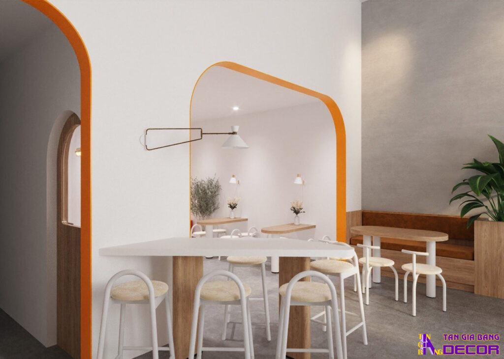 Thiết kế tiệm cafe Scandianvian