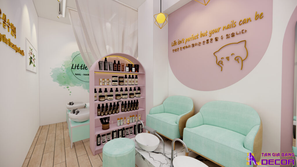Thiết kế tiệm nail tại quận 7