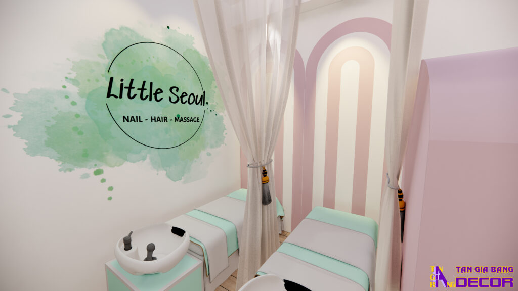 Thiết kế tiệm nail Hàn Quốc