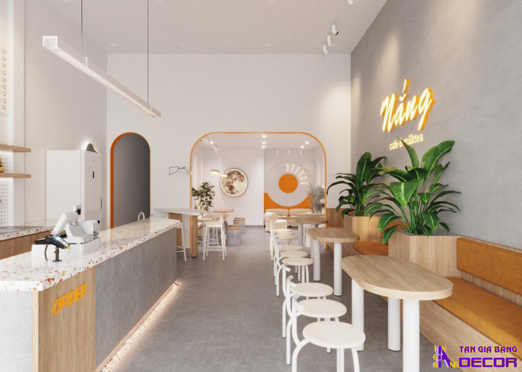 Thiết kế tiệm cafe Scandinavian