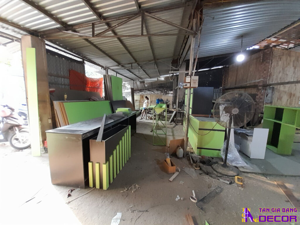 Thi công quán trà sữa tại Bình Dương
