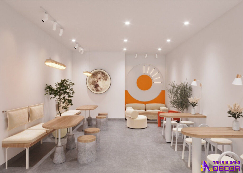 Thiết kế tiệm cafe Scandinavian