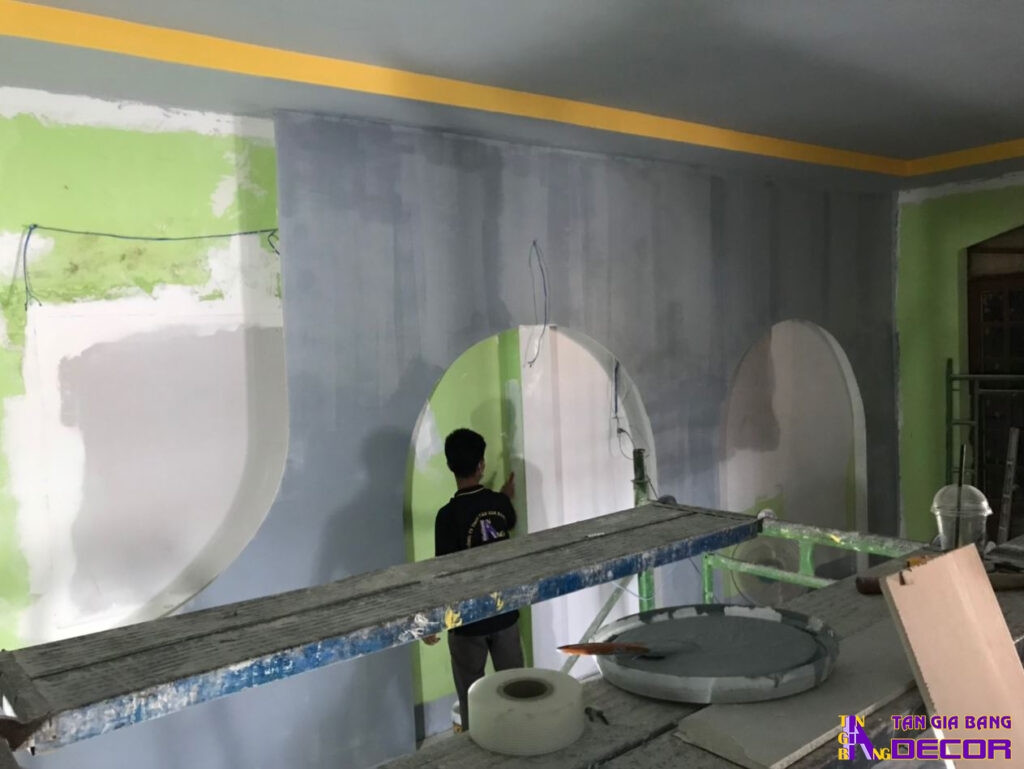 Thi công tiệm trà sữa Thuận An