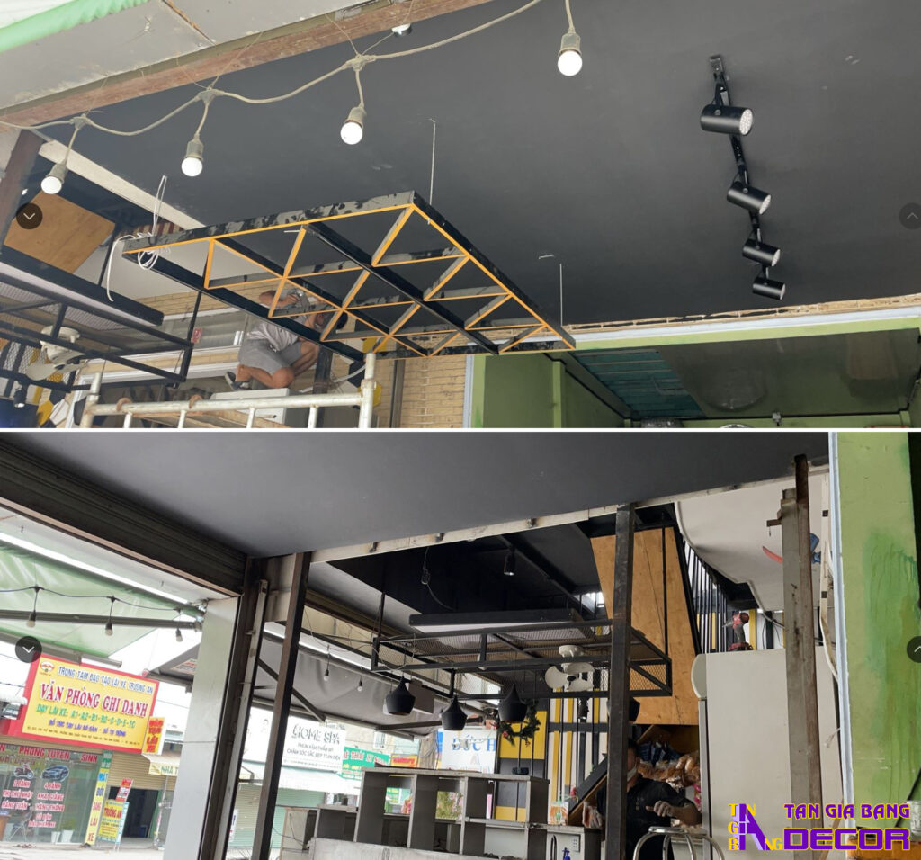Thi công tiệm trà sữa ở Thuận An