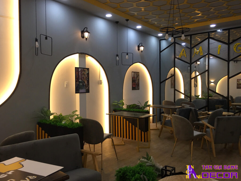 Thi công quán trà sữa ở Thuận An