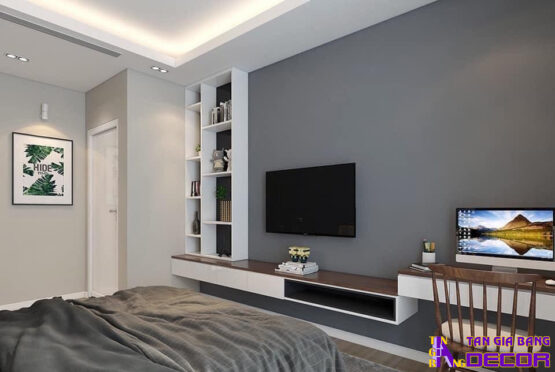 thiết kế nội thất chung cư 90m² 3 phòng ngủ