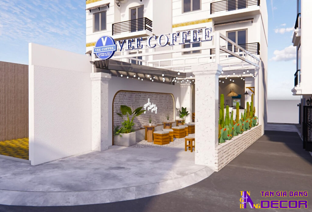 Thiết kế quán cafe ở Hóc Môn
